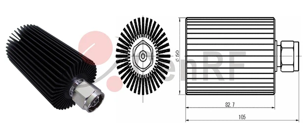 50W Dummy Load Outline Drawing 50W Dummy Load Outline Drawing
