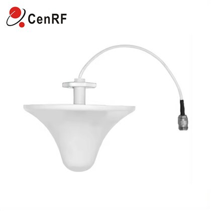 RF Omni Ceiling Antenna 380-2700MHz 360 ° 0/2 / 4dBi