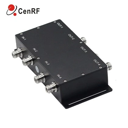Hybridkobling 4in 4out 698-3800 MHz N hunn
